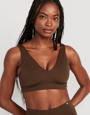 Old Navy - High-Support PowerSoft Zip-Front Sports Bra for Women