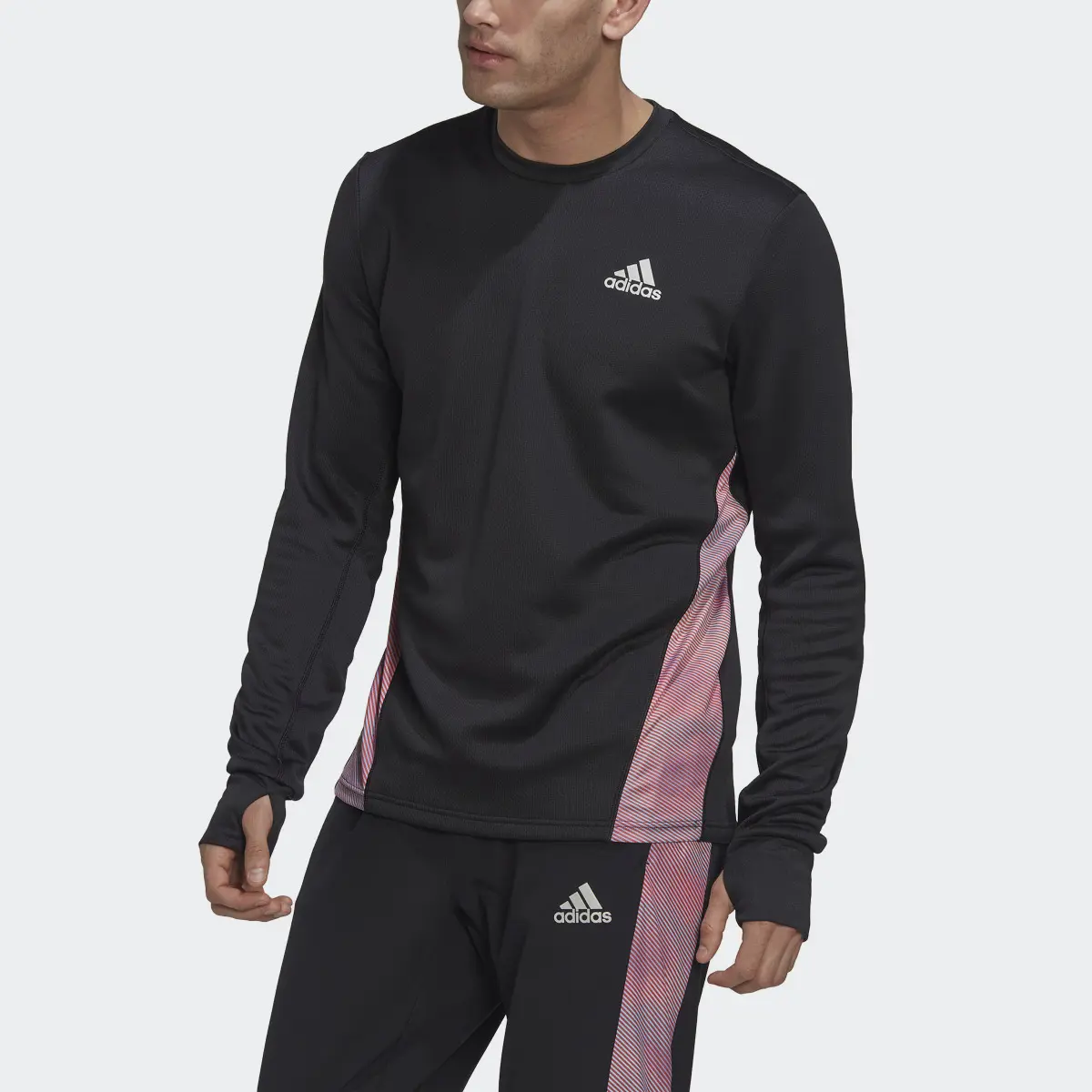 Adidas Sudadera Own the Run Colorblock. 1