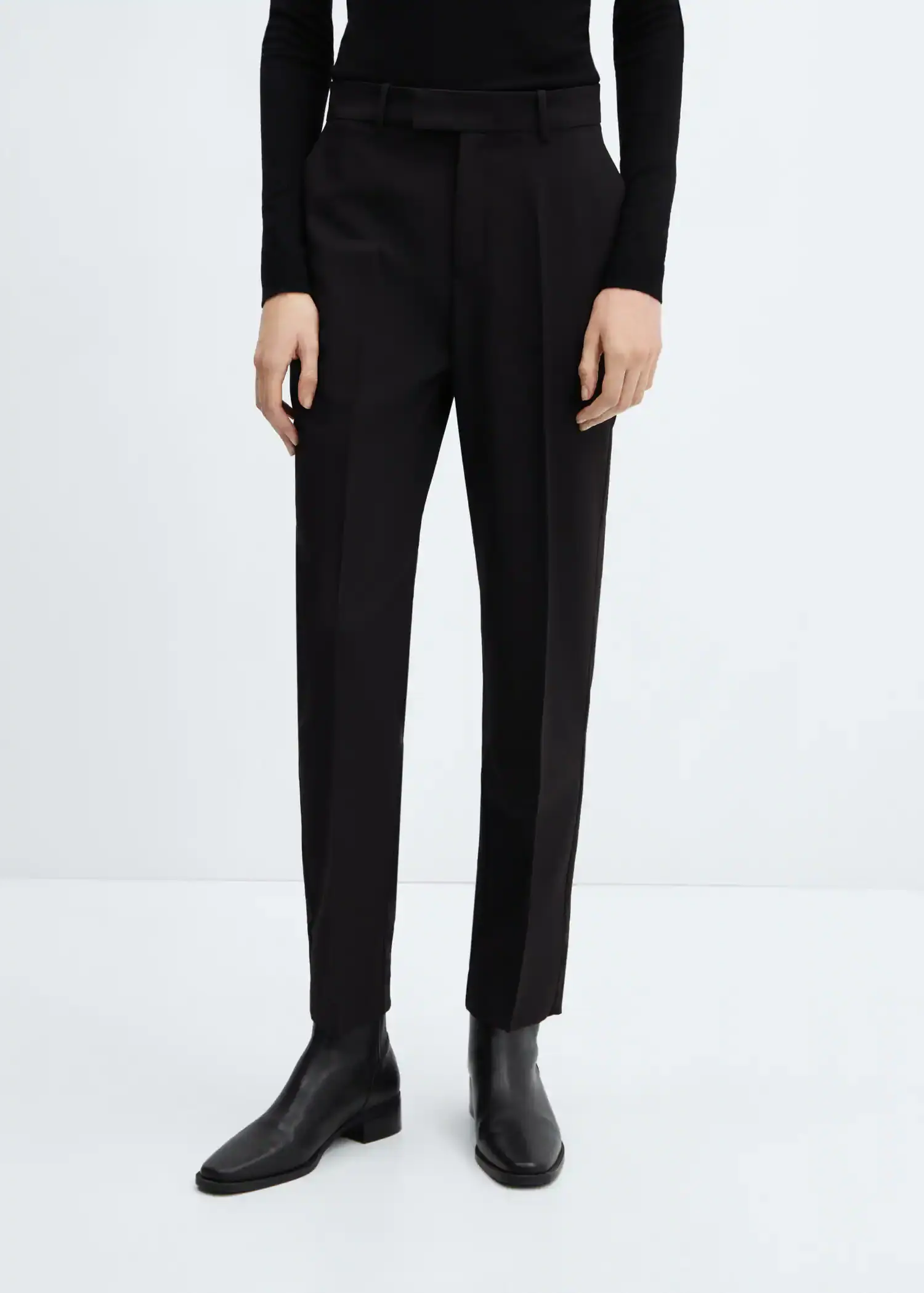 Mango Straight suit trousers. 2