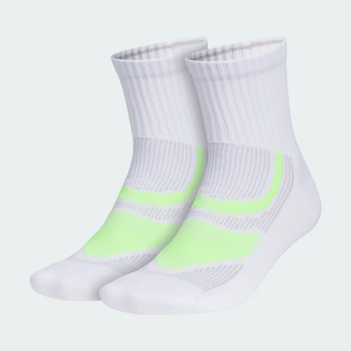 Adidas Superlite Performance Mid-Crew Socks 2 Pairs. 2