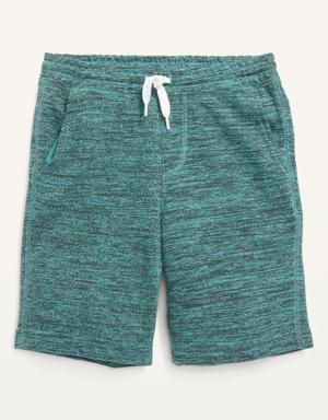 Old Navy Flat-Front French Terry Space-Dye Jogger Shorts for Boys (At Knee) green