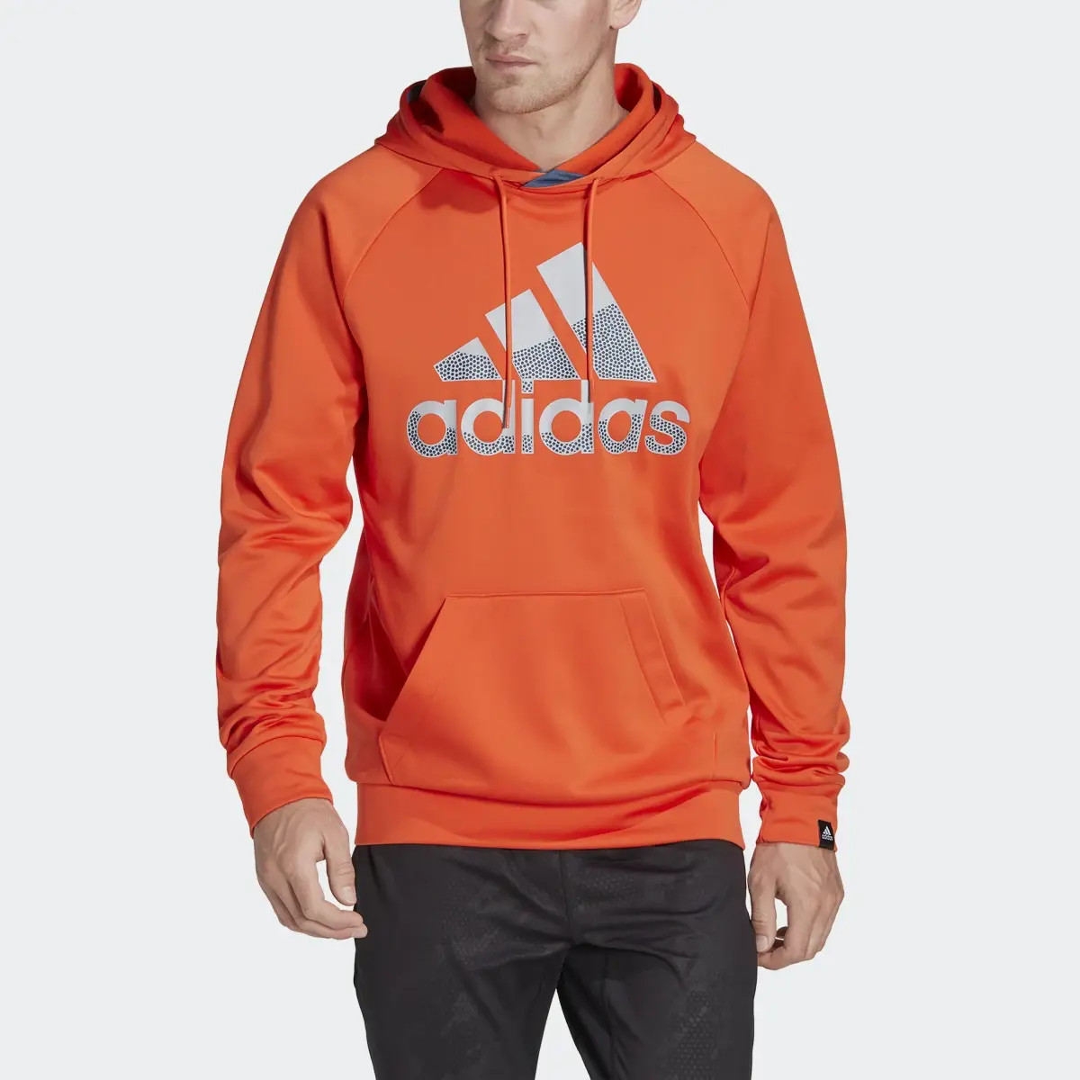 Adidas AEROREADY Game and Go Big Logo Hoodie. 1