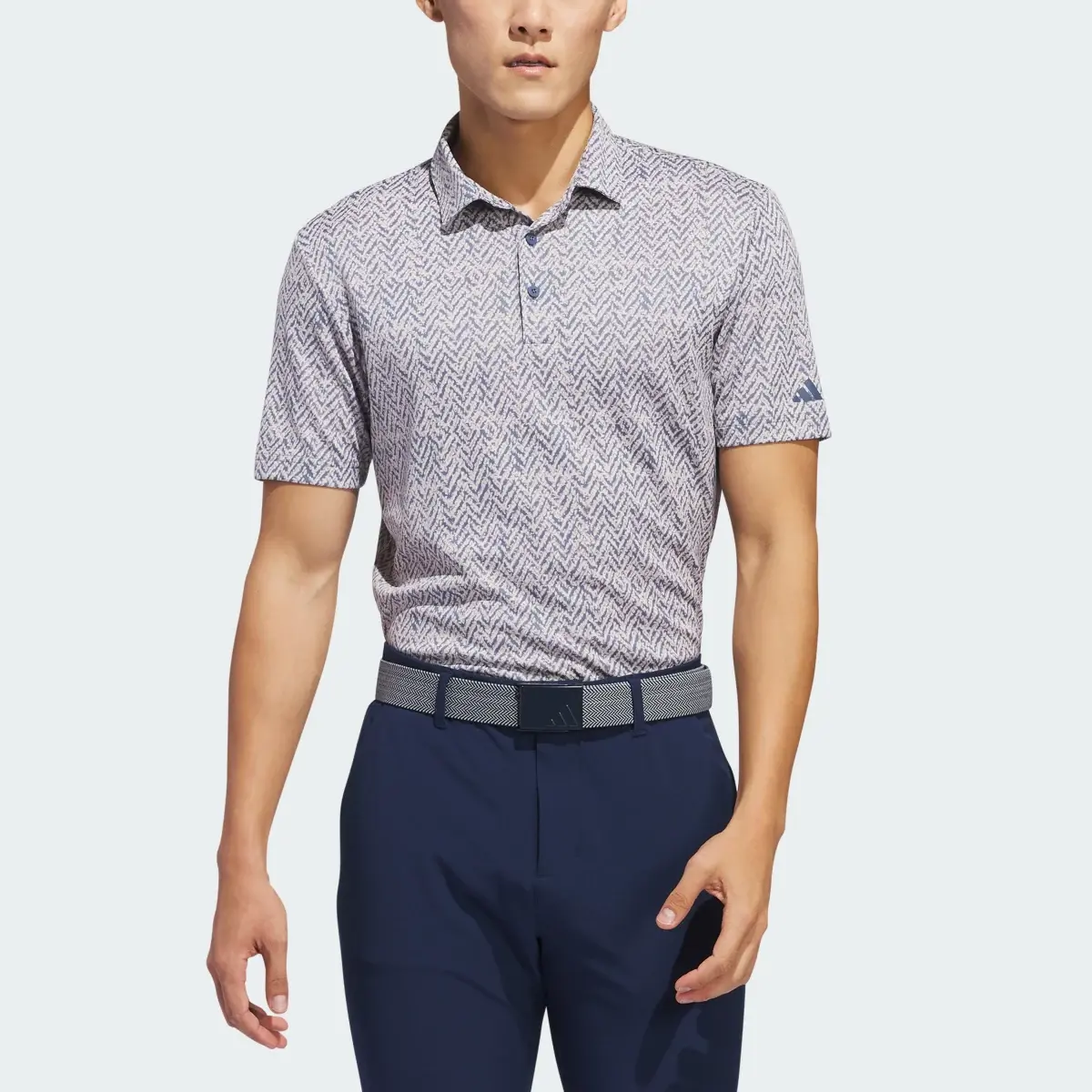 Adidas Ultimate365 Jacquard Polo Shirt. 1