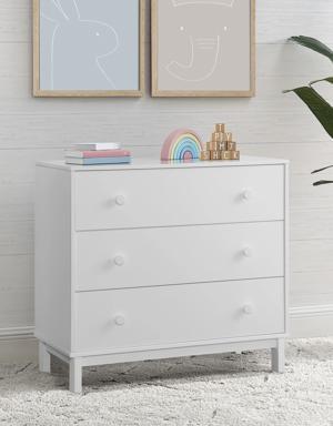 babyGap Legacy Knobs 3 Drawer Dresser white