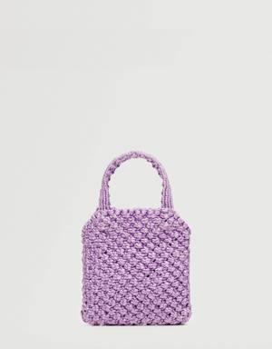 Crochet mini bag