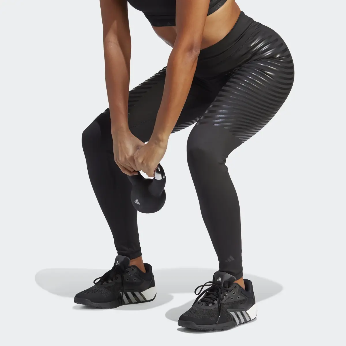 Adidas Techfit Control x RHEON Full-Length Leggings. 1