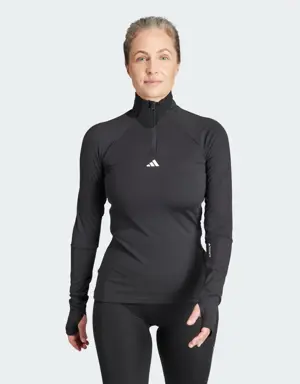 Haut d'entraînement à manches longues et zip 1/4 Techfit COLD.RDY