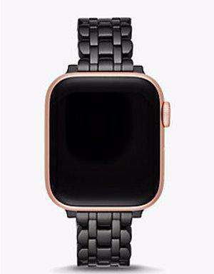 Black Scallop Link Stainless Steel Bracelet 38/40mm Band For Apple Watch®