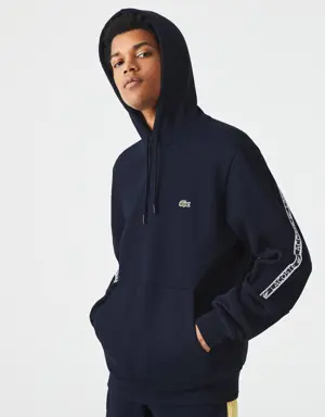 Men's Lacoste Classic Fit Printed Bands Hooded Sweatshirt