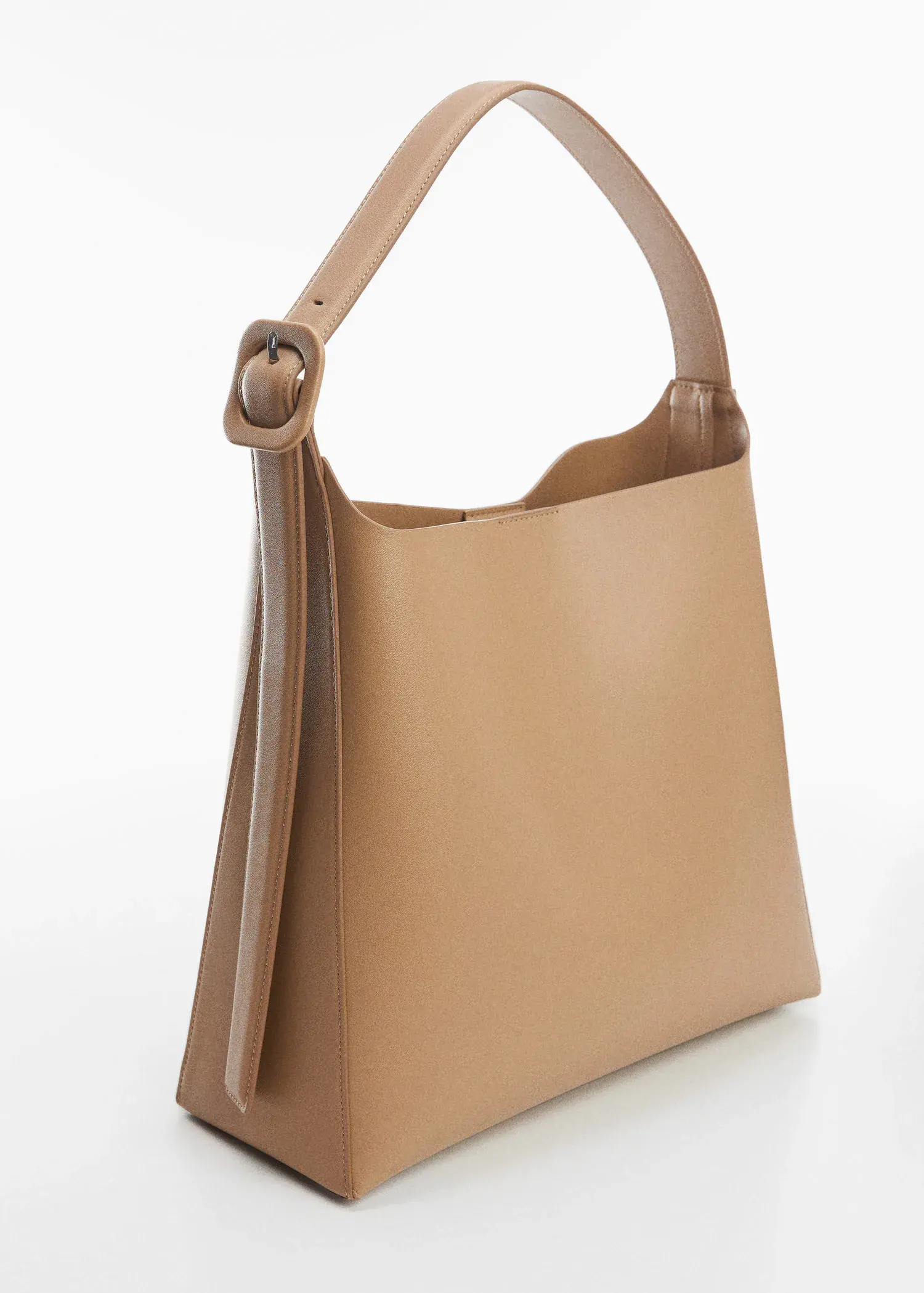 Mango Shopper bag with buckle. 1