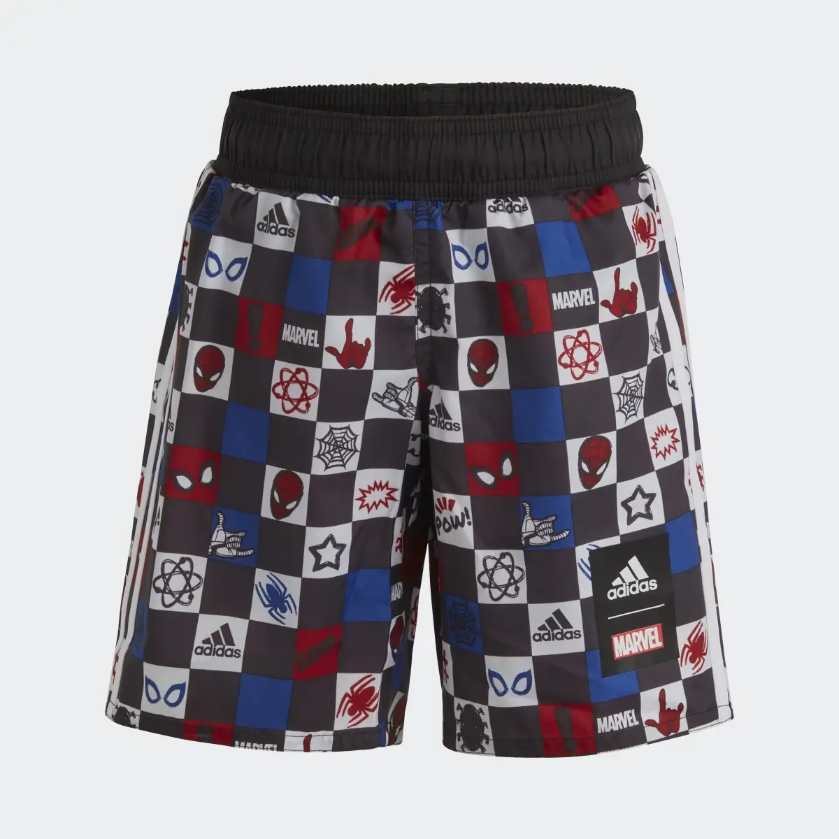 Adidas x Marvel's Spider-Man Swim Shorts. 1