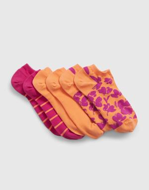 Gap Ankle Socks (3-Pack) orange