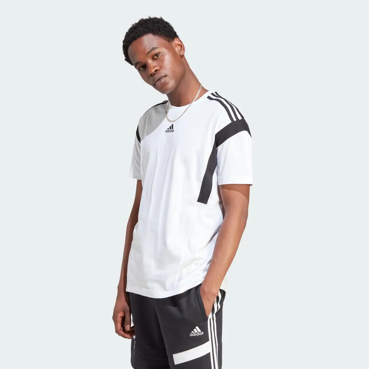 Adidas Colourblock T-Shirt. 2