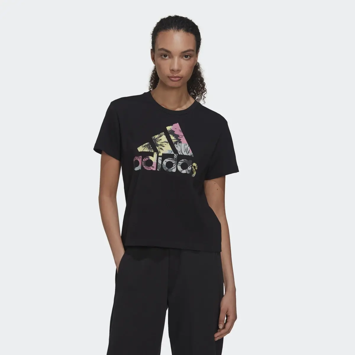 Adidas Camiseta Allover Print Regular. 2