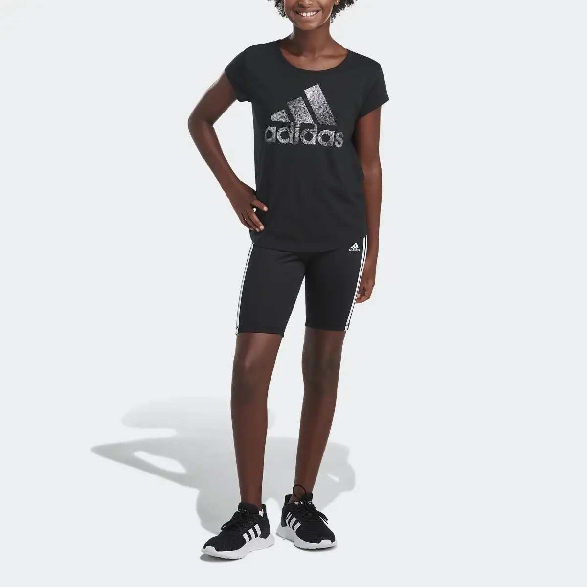 Adidas 3-Stripes Bike Shorts. 1