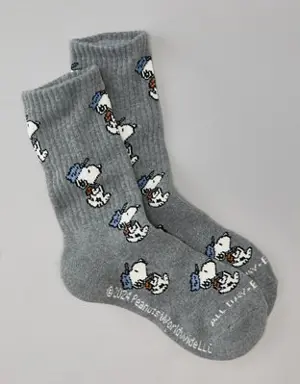 24/7 Snoopy Crew Sock
