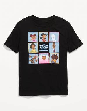 Disney© The Proud Family Gender-Neutral T-Shirt for Kids black