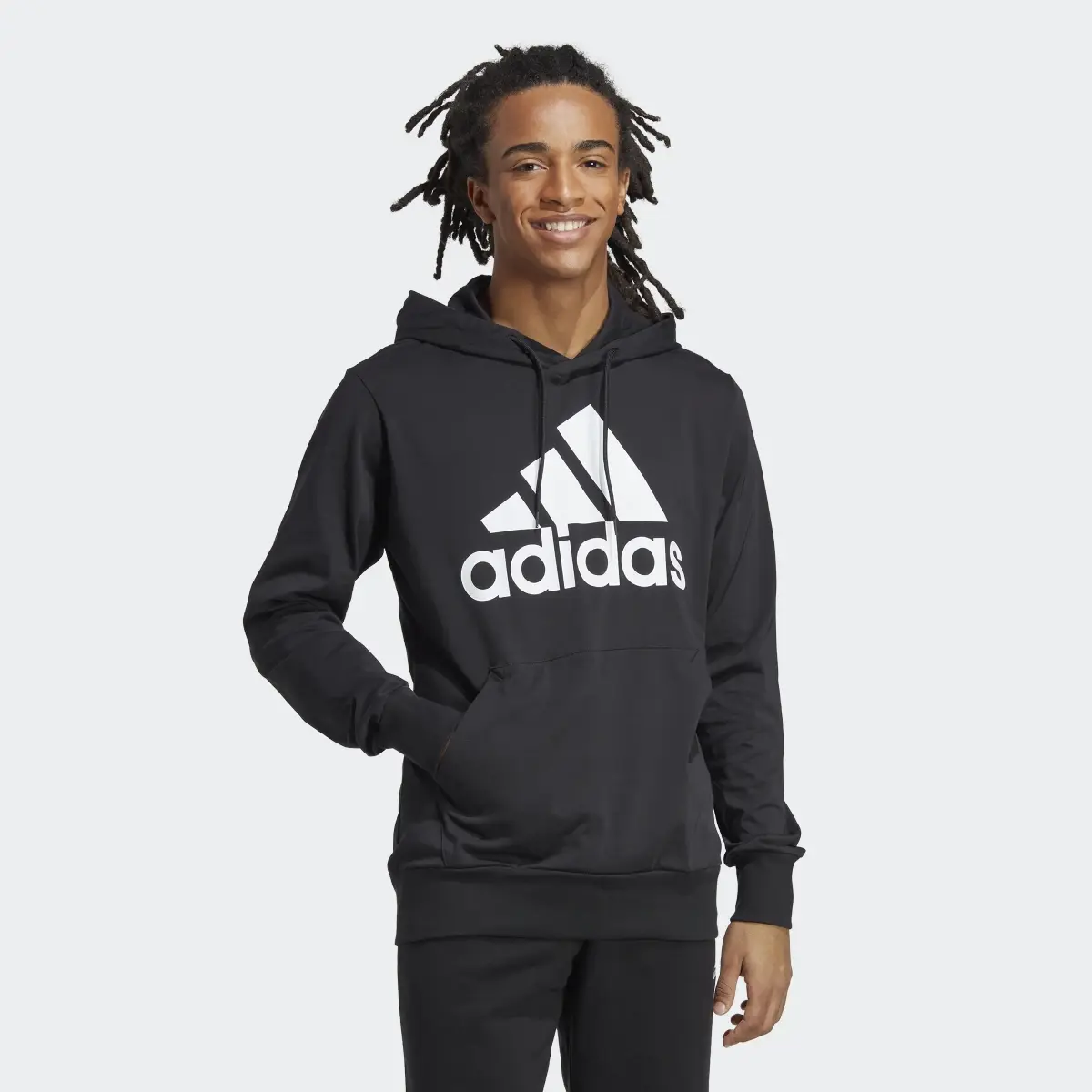 Adidas Essentials Logo Kapüşonlu Üst. 2