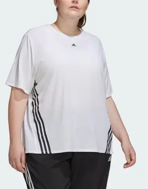 Adidas Camiseta Train Icons 3 bandas (Tallas grandes)