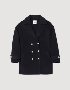 Double-breasted pea coat Login to add to Wish list