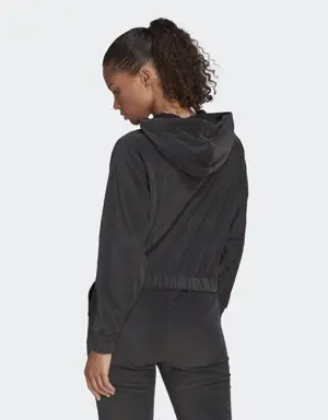 Adidas Hyperglam Velour Hoodie. 3 Adidas Hyperglam Velour Hoodie. 3