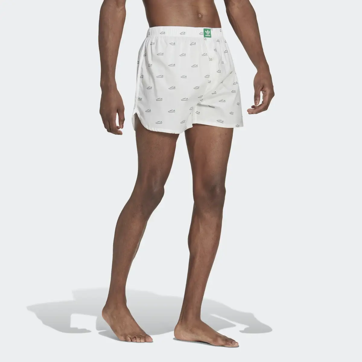 Adidas Comfort Core Cotton Icon Woven Boxer Underwear. 3