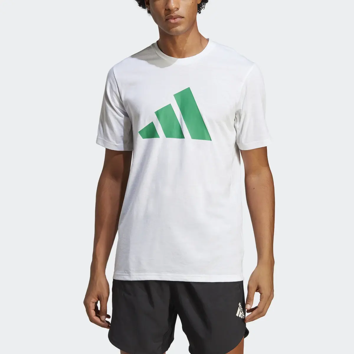 Adidas Train Essentials Feelready Logo Training T-Shirt. 1