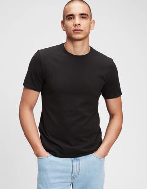 Jersey Crewneck T-Shirt black