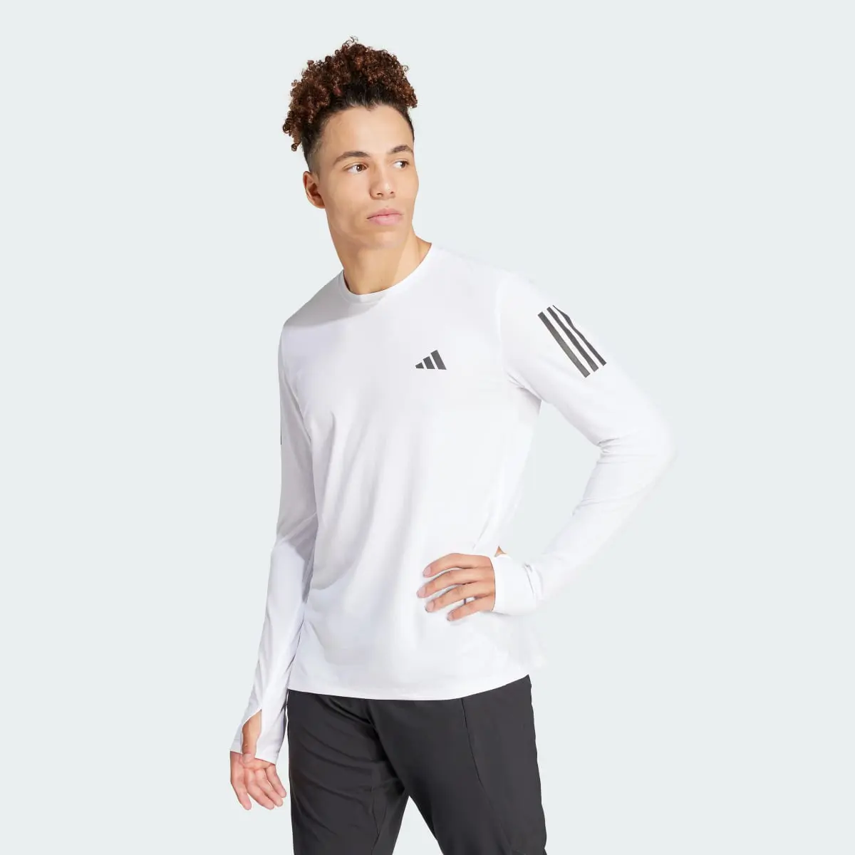 Adidas Own The Run Long Sleeve Tee. 2