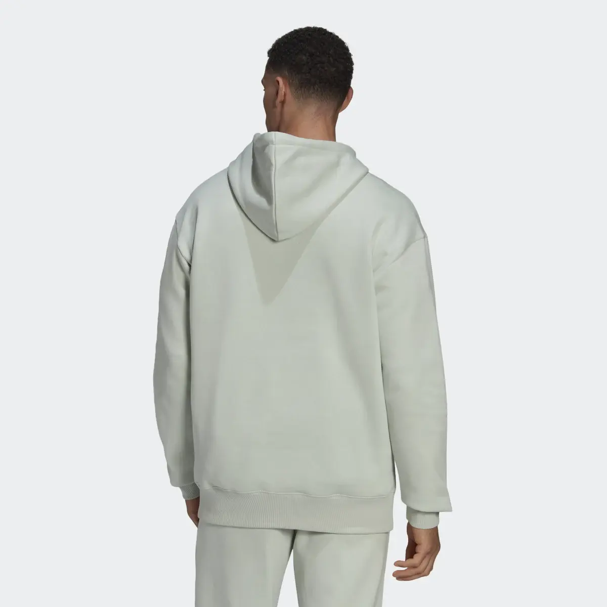 Adidas Essentials FeelVivid Cotton Fleece Drop Shoulder Hoodie. 3