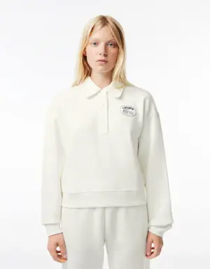 Women's Embroidered Polo Sweatshirt