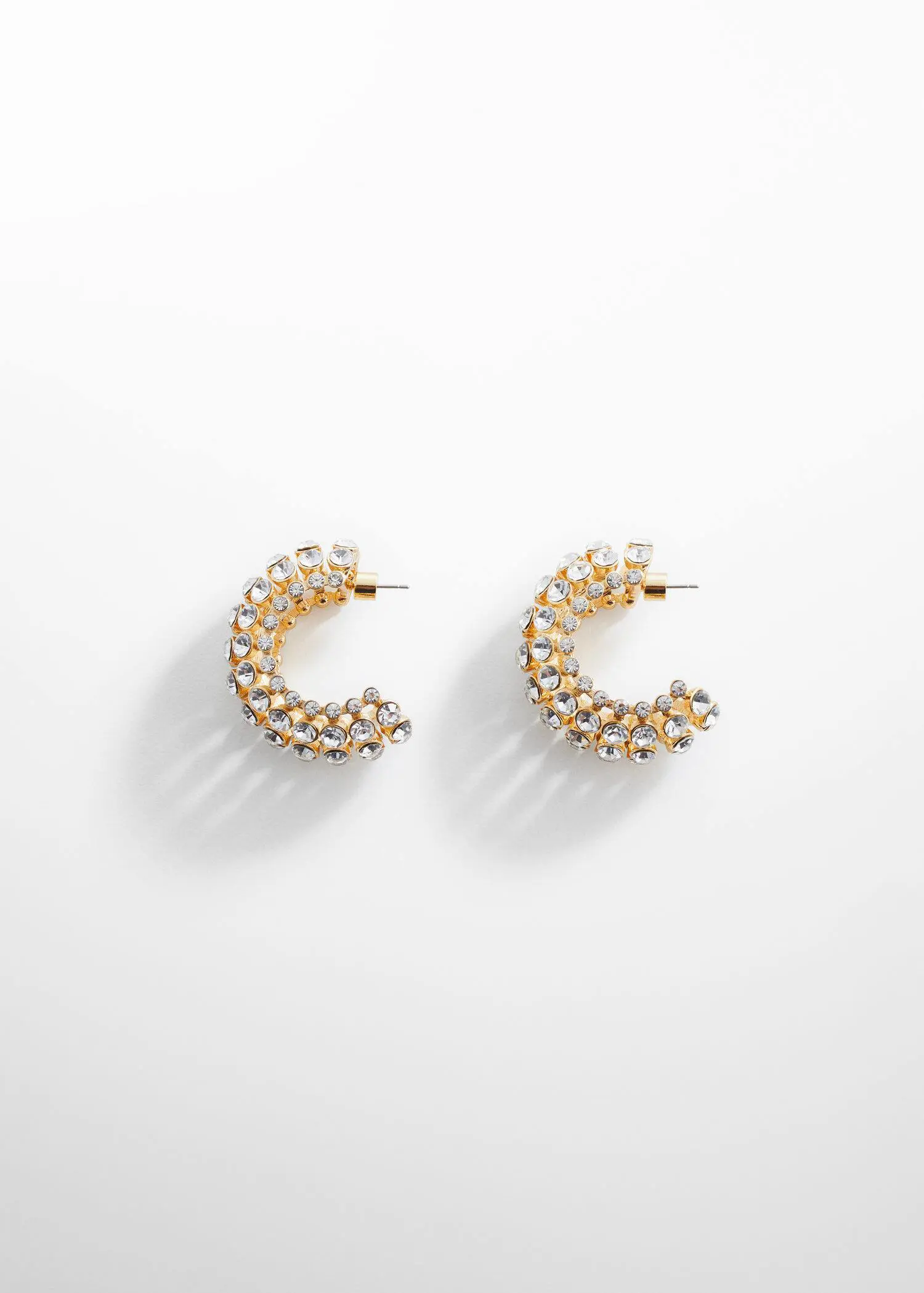 Mango Hoops crystal earrings. 1