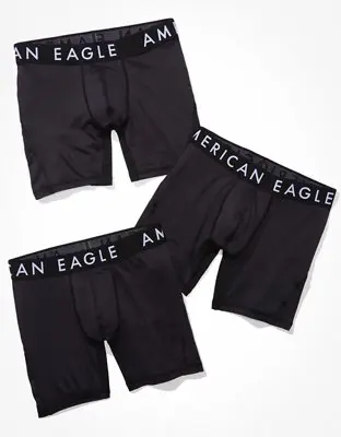 American Eagle O Solid 6" Flex Boxer Brief 3-Pack. 1