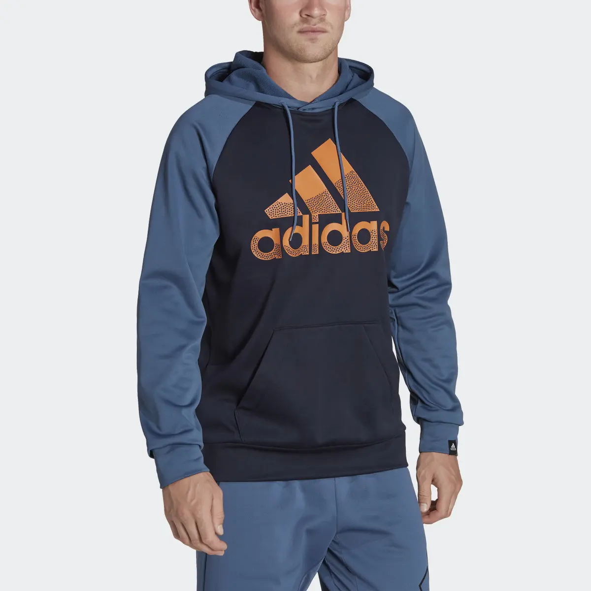 Adidas AEROREADY Game and Go Big Logo Hoodie. 1