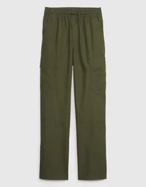 Kids Relaxed Cargo Pants green