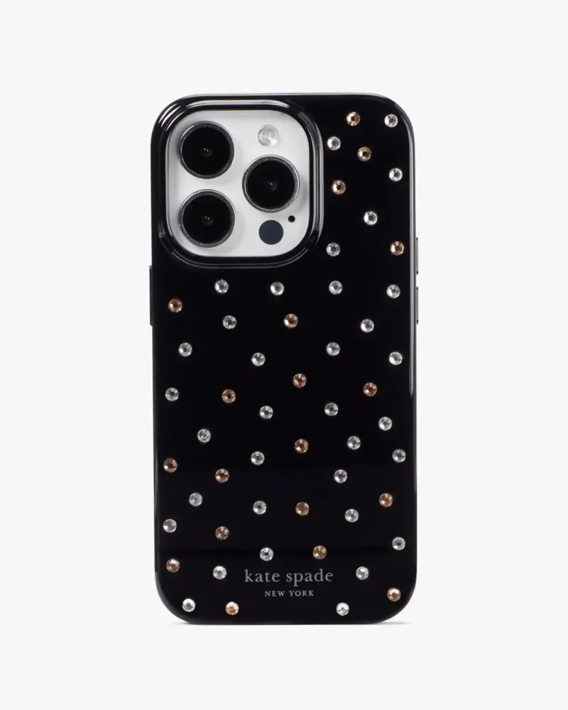 Kate Spade Embellished iPhone 14 Pro Case. 1