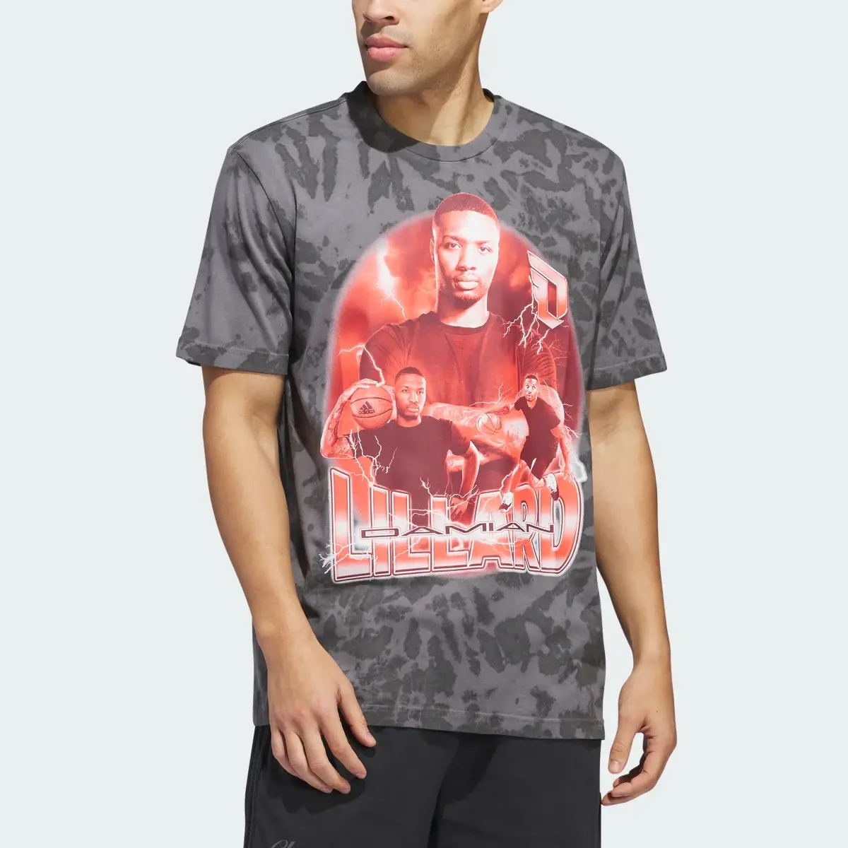 Adidas Dame Tunnel Graphic Tee. 1