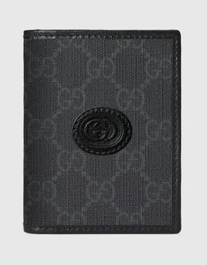 Mini wallet with Interlocking G