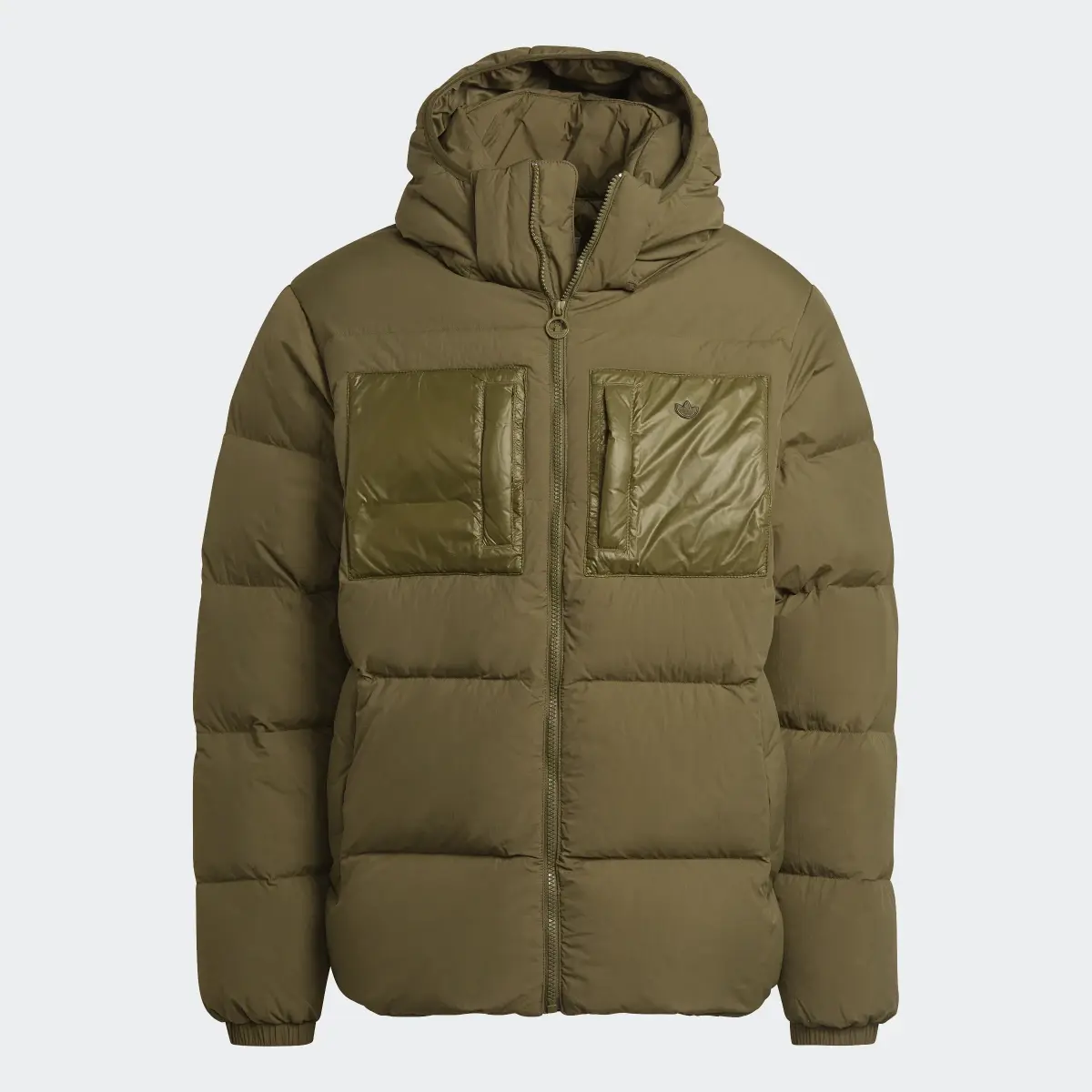 Adidas Anorak de plumón con capucha Regen Puffer. 1