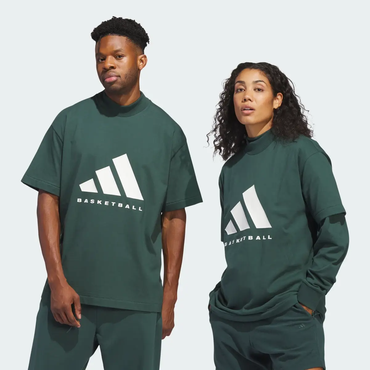 Adidas Basketball T-Shirt. 1