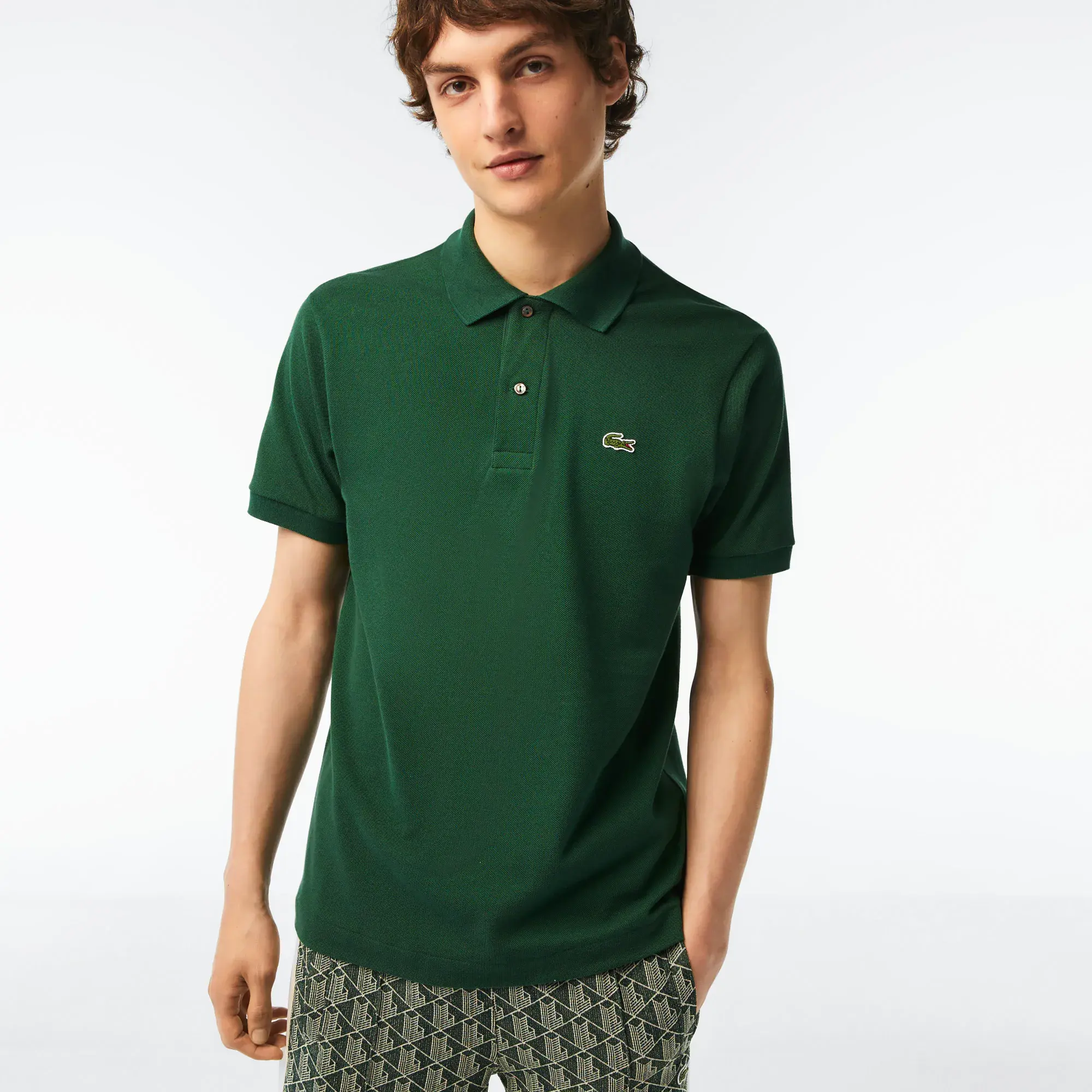 Lacoste Men's Original L.12.12 Petit Piqué Cotton Polo. 1 Lacoste Men's Original L.12.12 Petit Piqué Cotton Polo. 1