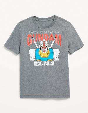 Gundam™ "Earth Federation" Gender-Neutral T-Shirt for Kids gray