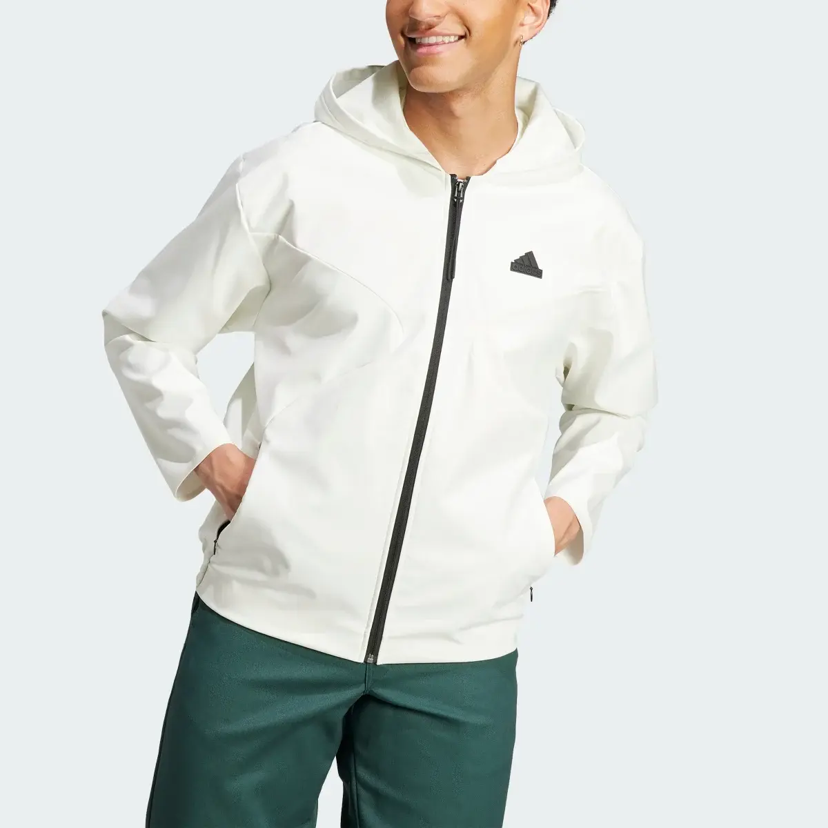 Adidas City Escape Full-Zip Hoodie. 1