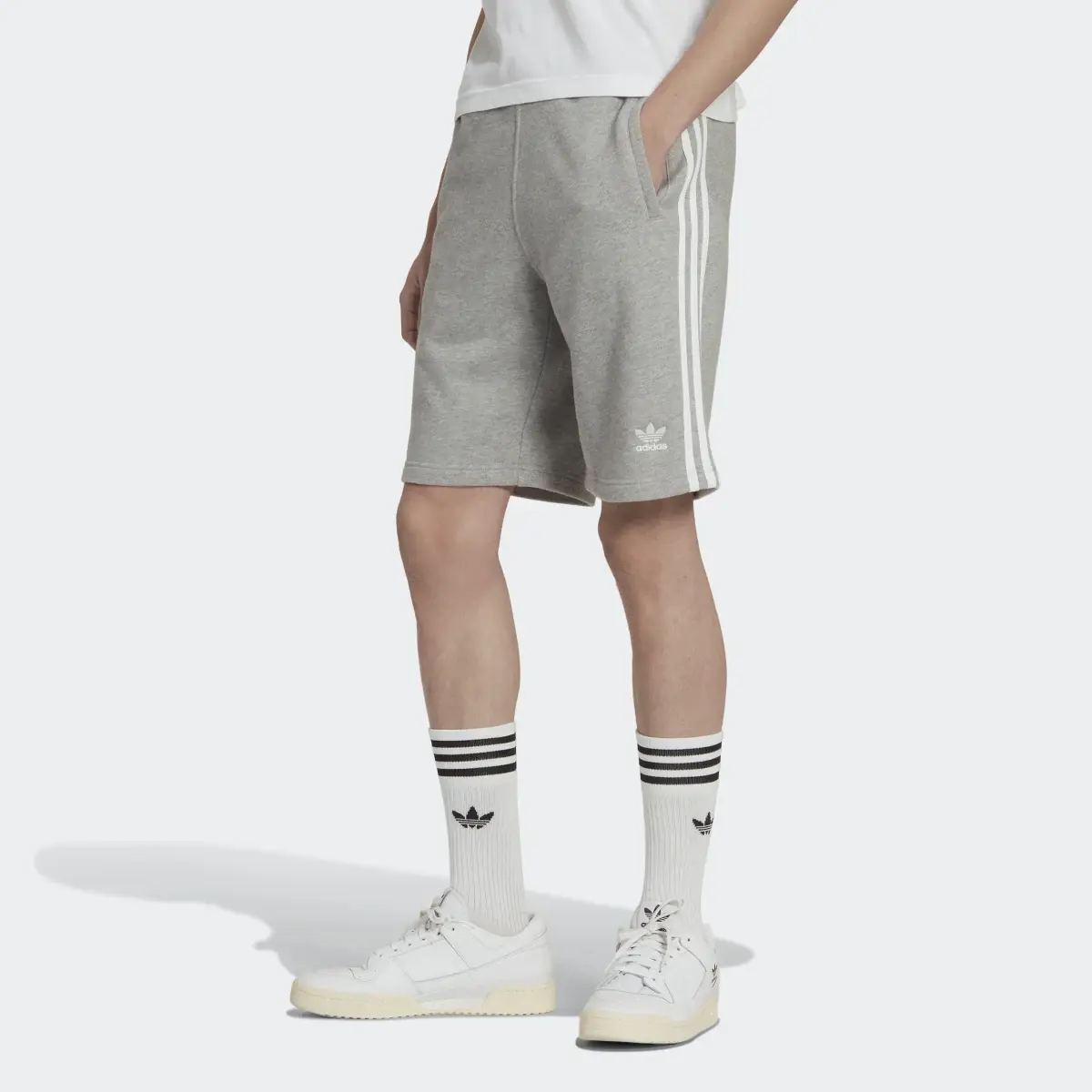 Adidas 3-Stripes Sweat Shorts. 1