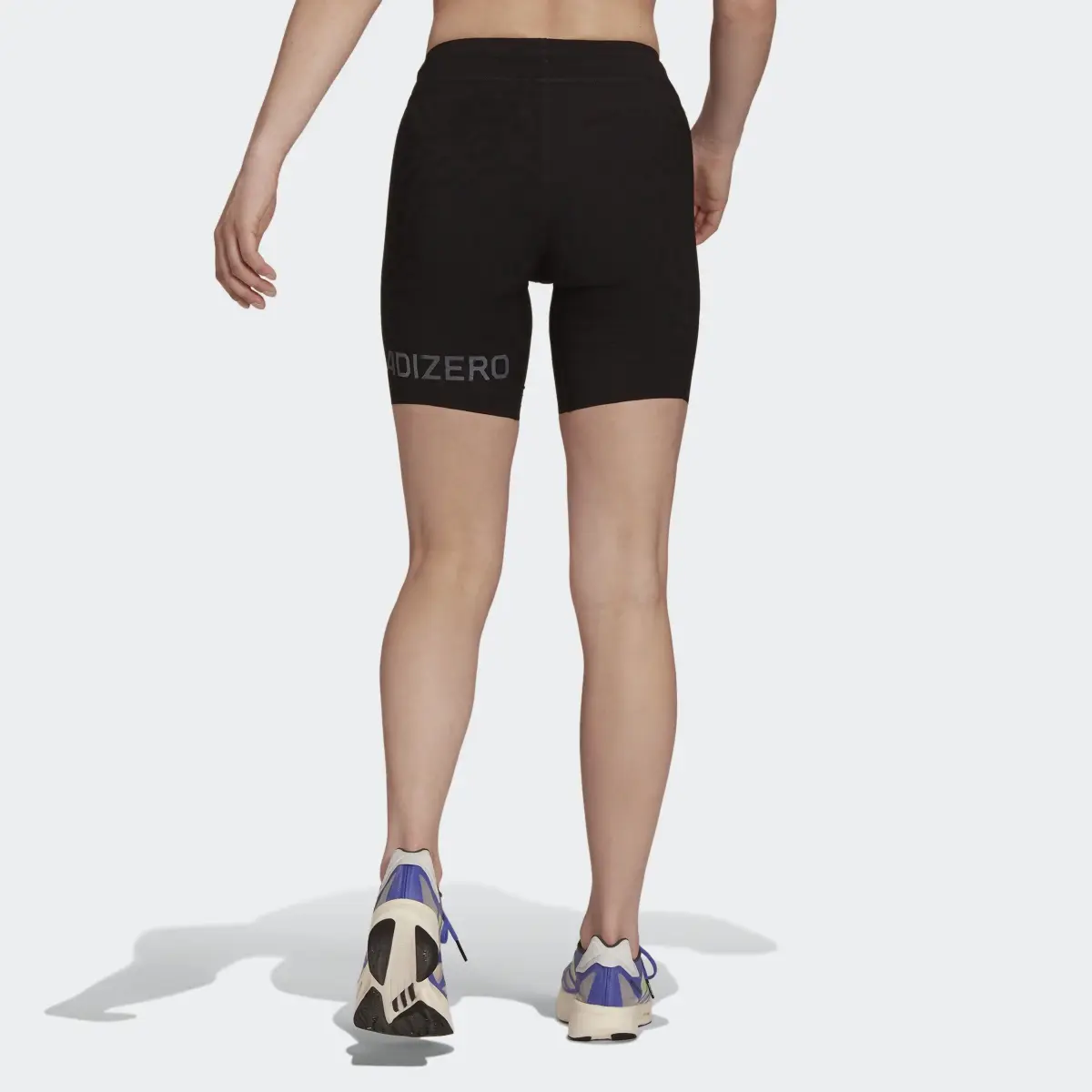 Adidas Adizero Primeweave Short Running Leggings. 3