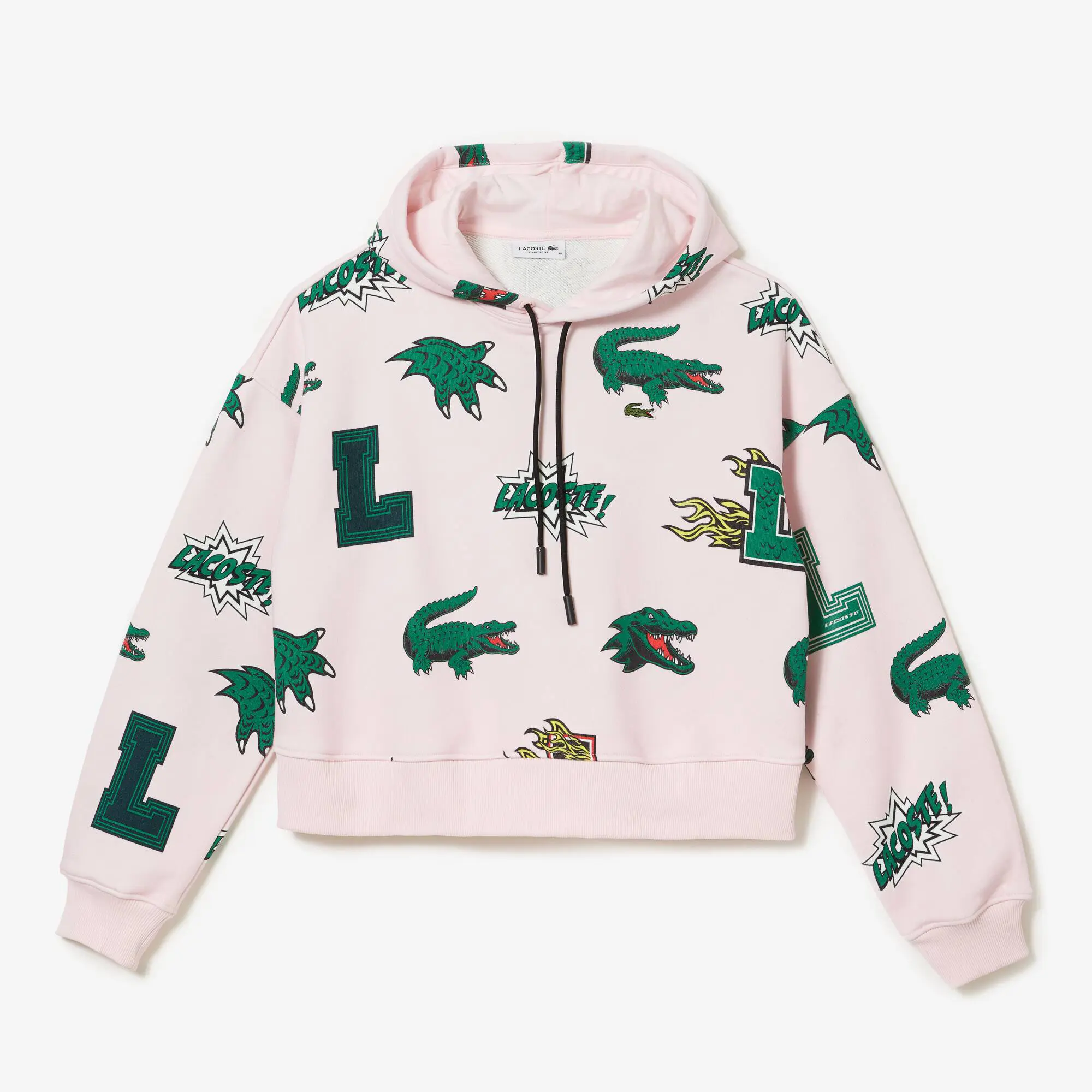 Lacoste Sudadera de mujer Holiday oversized fit en felpa con capucha. 2