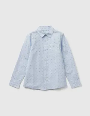 micro pattern shirt