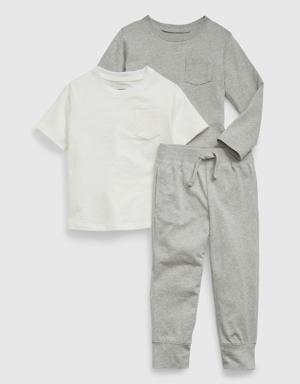 Gap Toddler Mix and Match Outfit Set gray