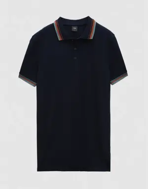Tween Lacivert Düğmeli Polo Yaka T-Shirt