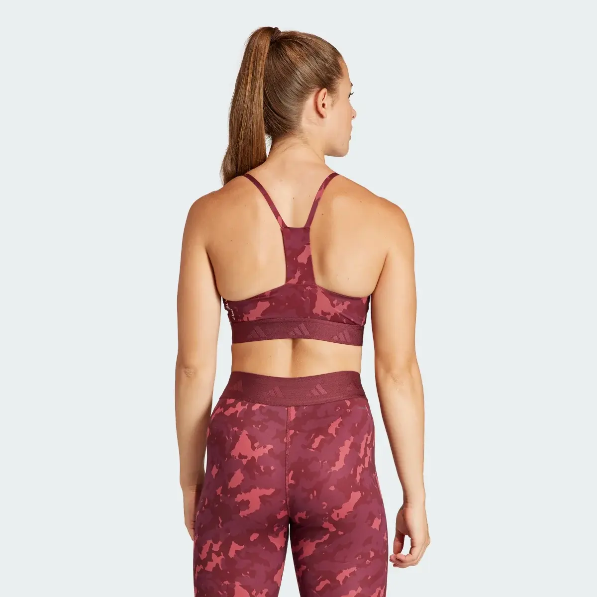 Adidas Reggiseno sportivo Aeroreact Training Light-Support Techfit. 3